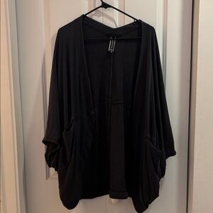 Woman’s size 1X Black Athleta Open Front Cardigan